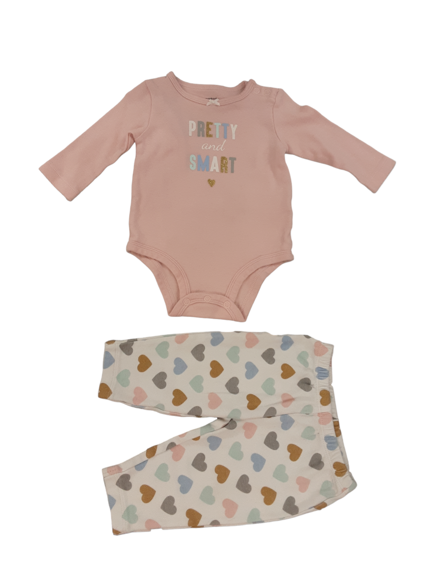 2 pc pretty and smart set size 6 months