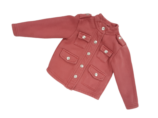 Peachy pink fashion coat size 18m