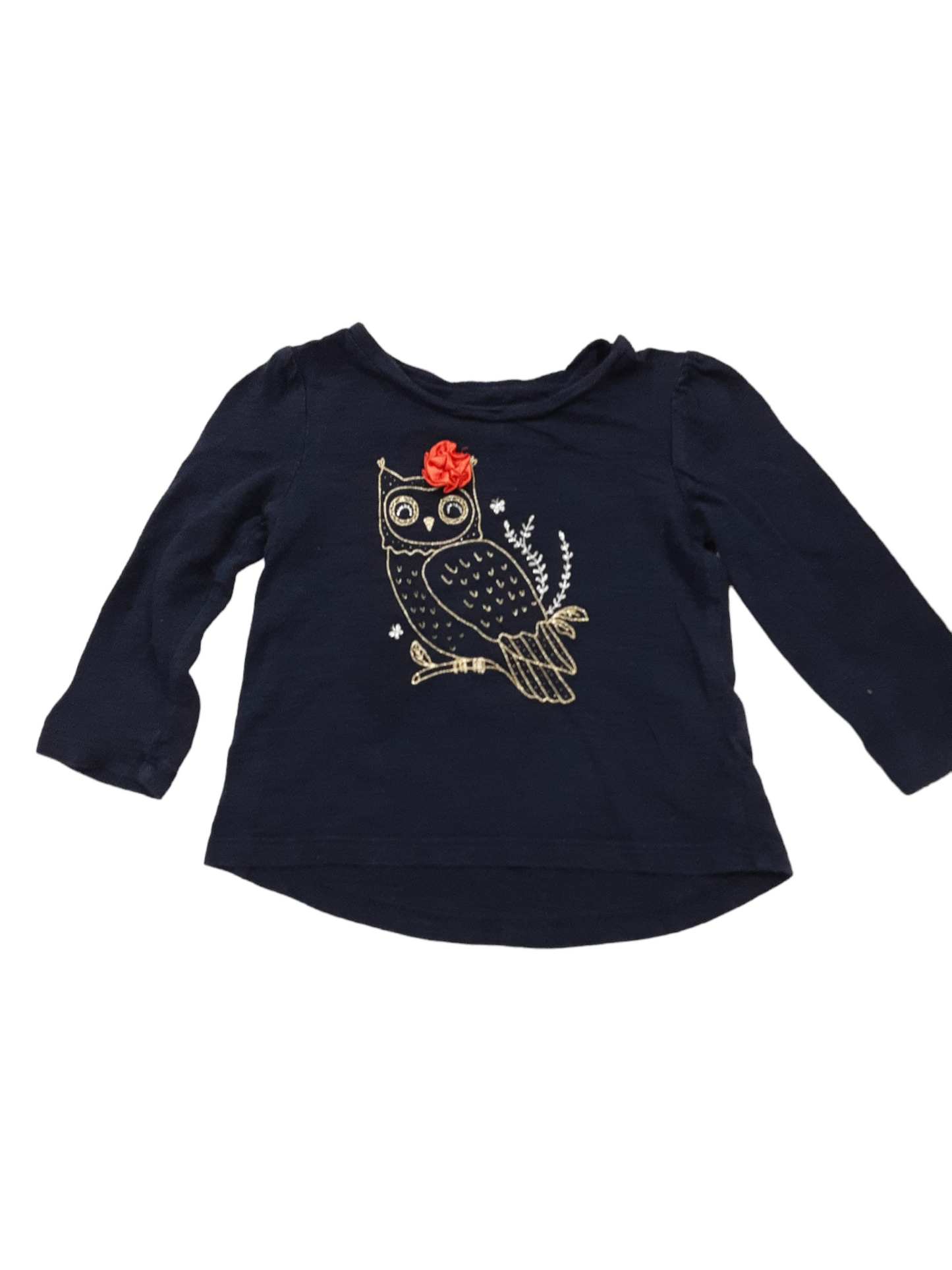 Owl top size 12-18months
