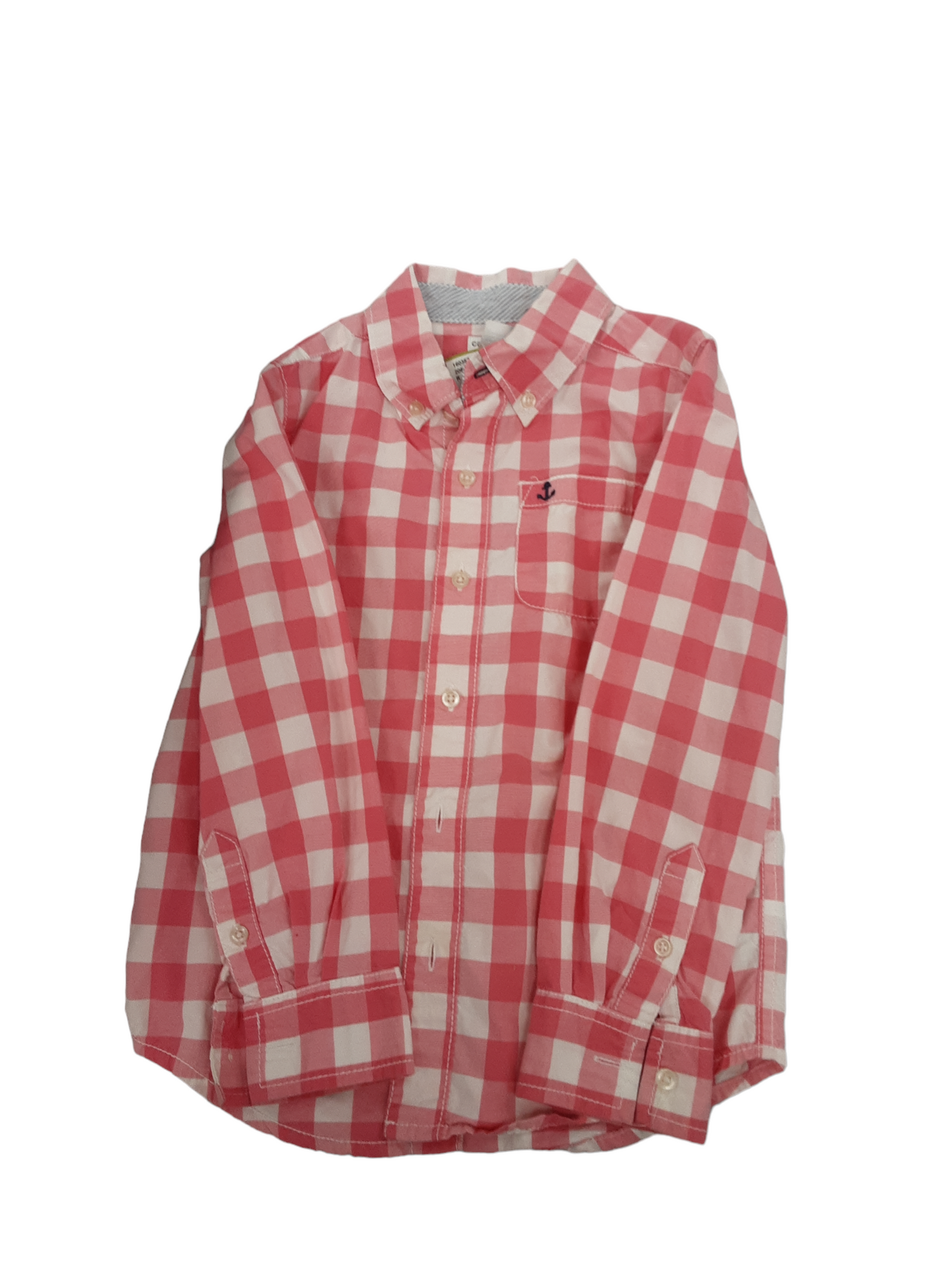 Western pink plaid button up 6