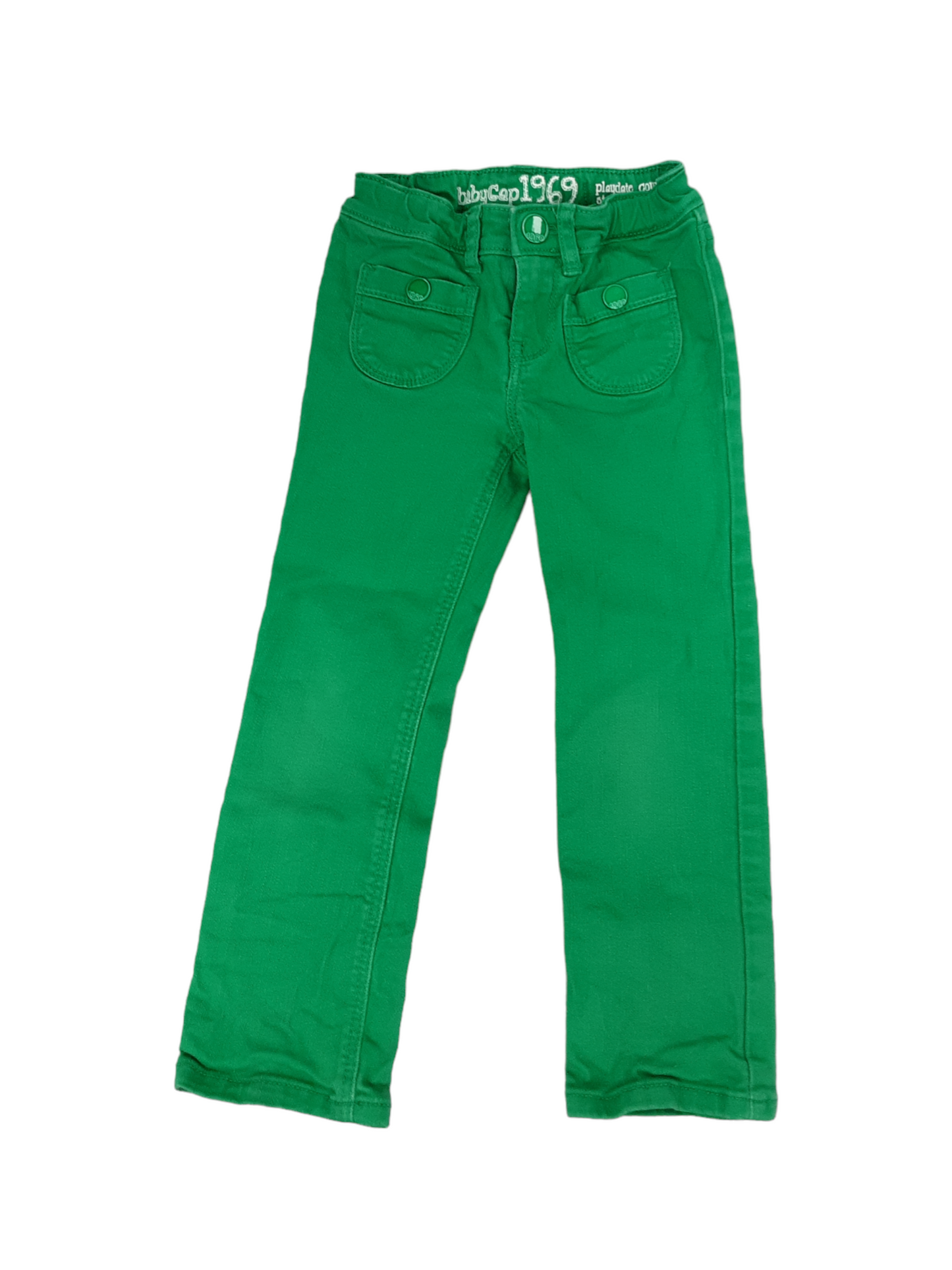 Lime green jeans size 4