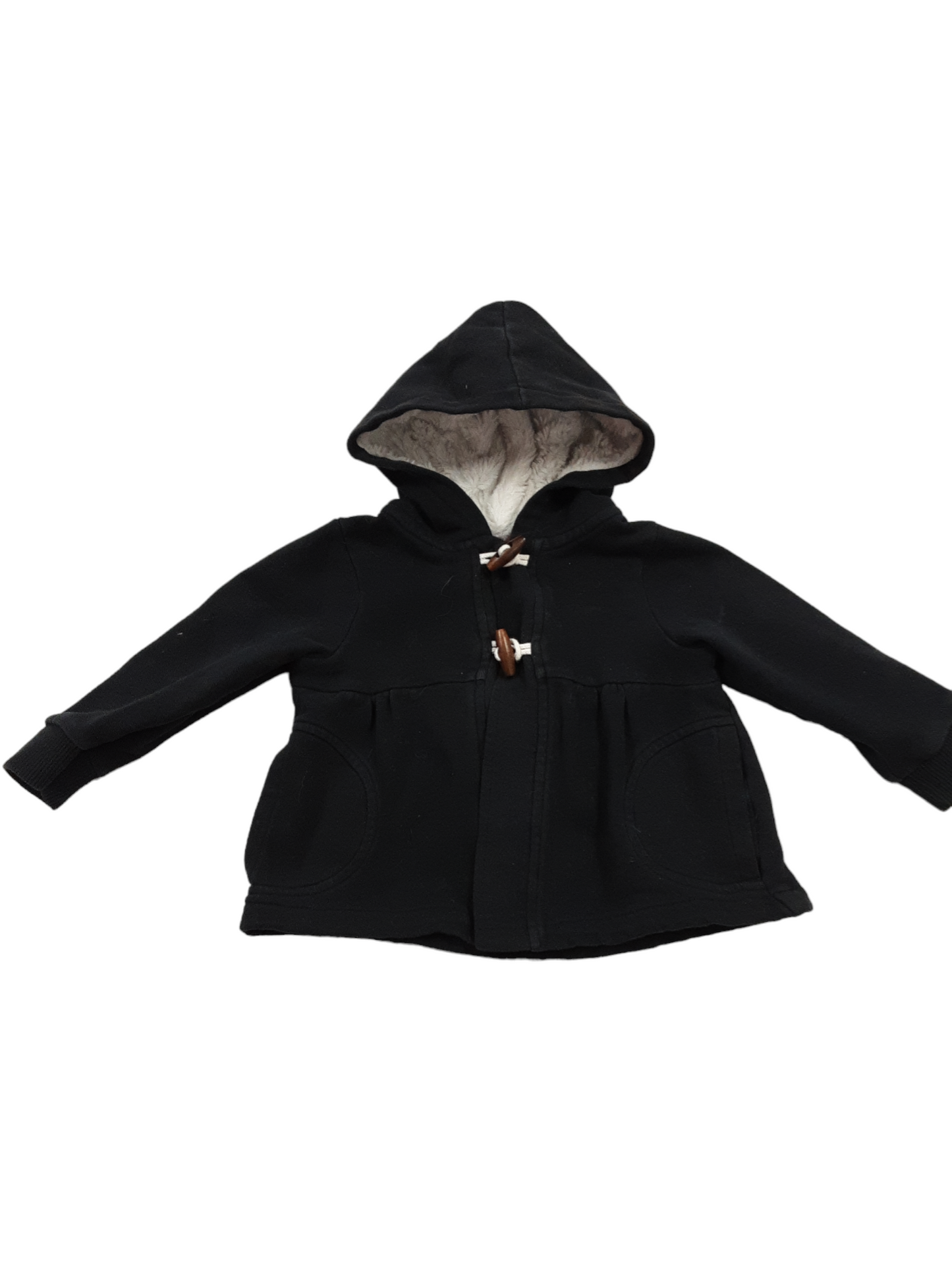 Black fleece jacket size 18months