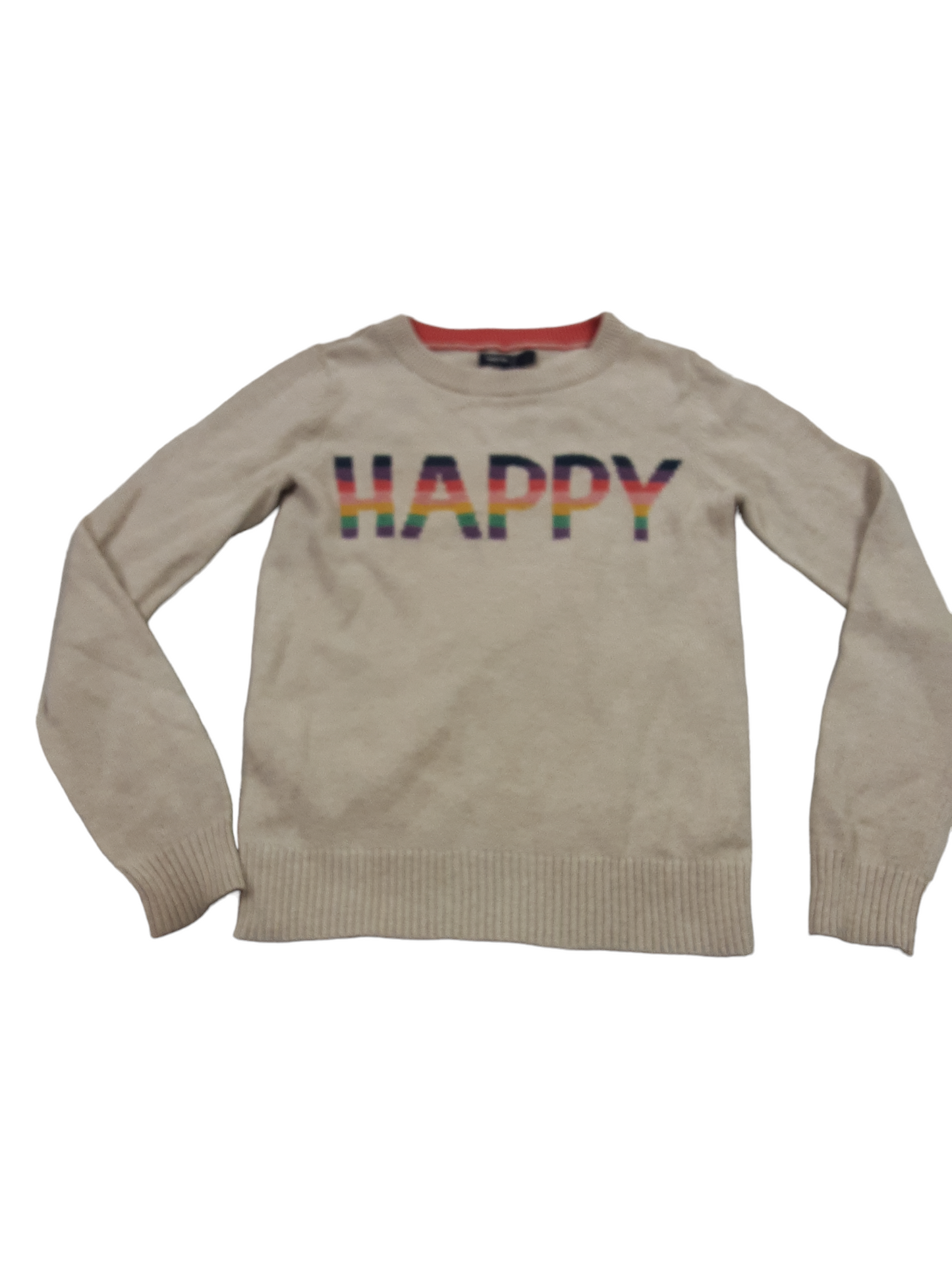 Happy knit sweater size 8