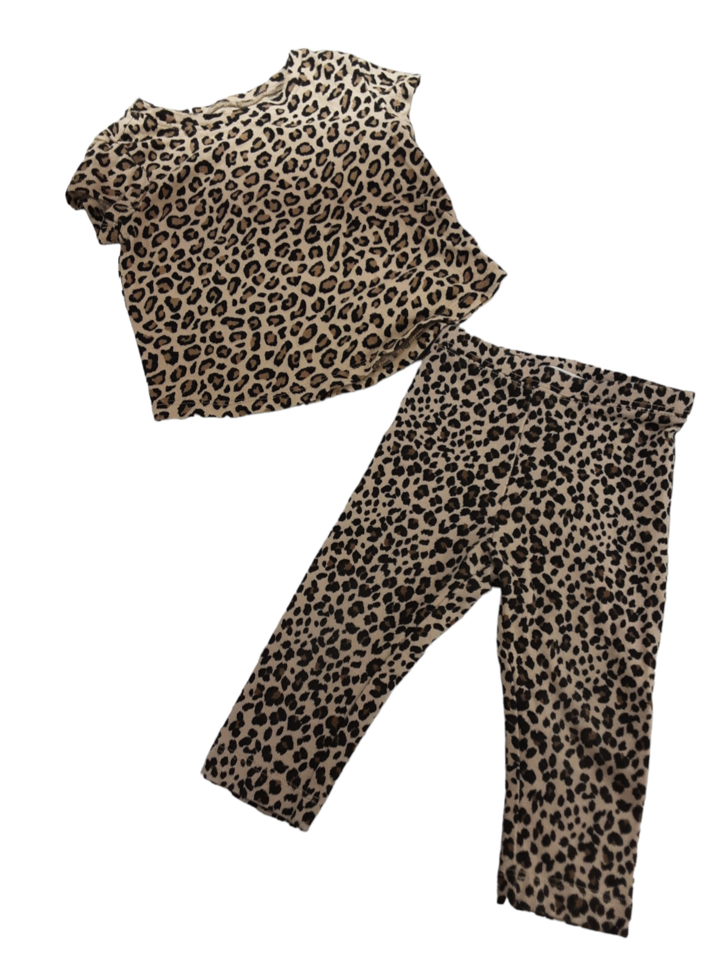 Leopard print set size 12-24months