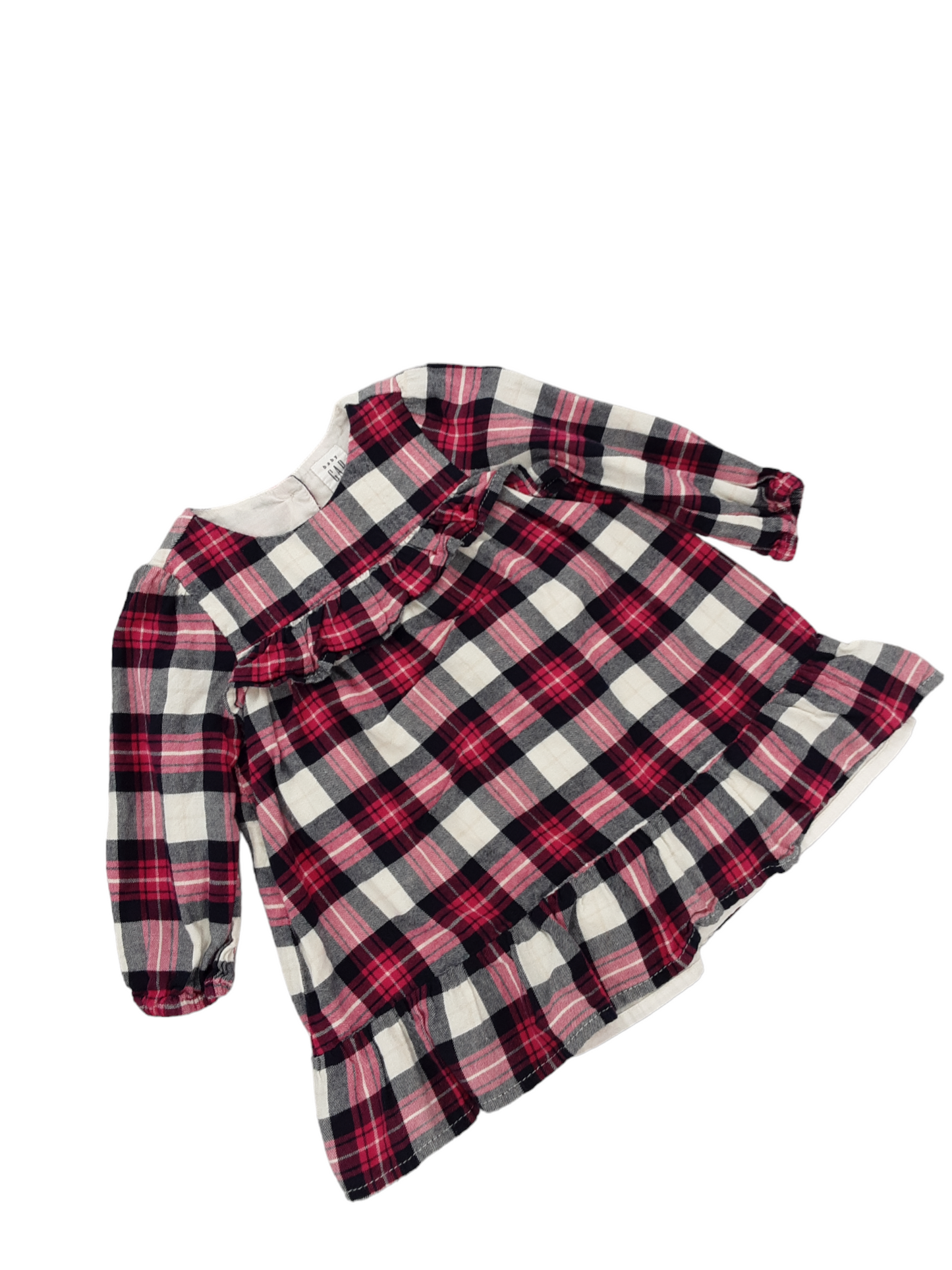 Plaid 6 to 12 month tunic