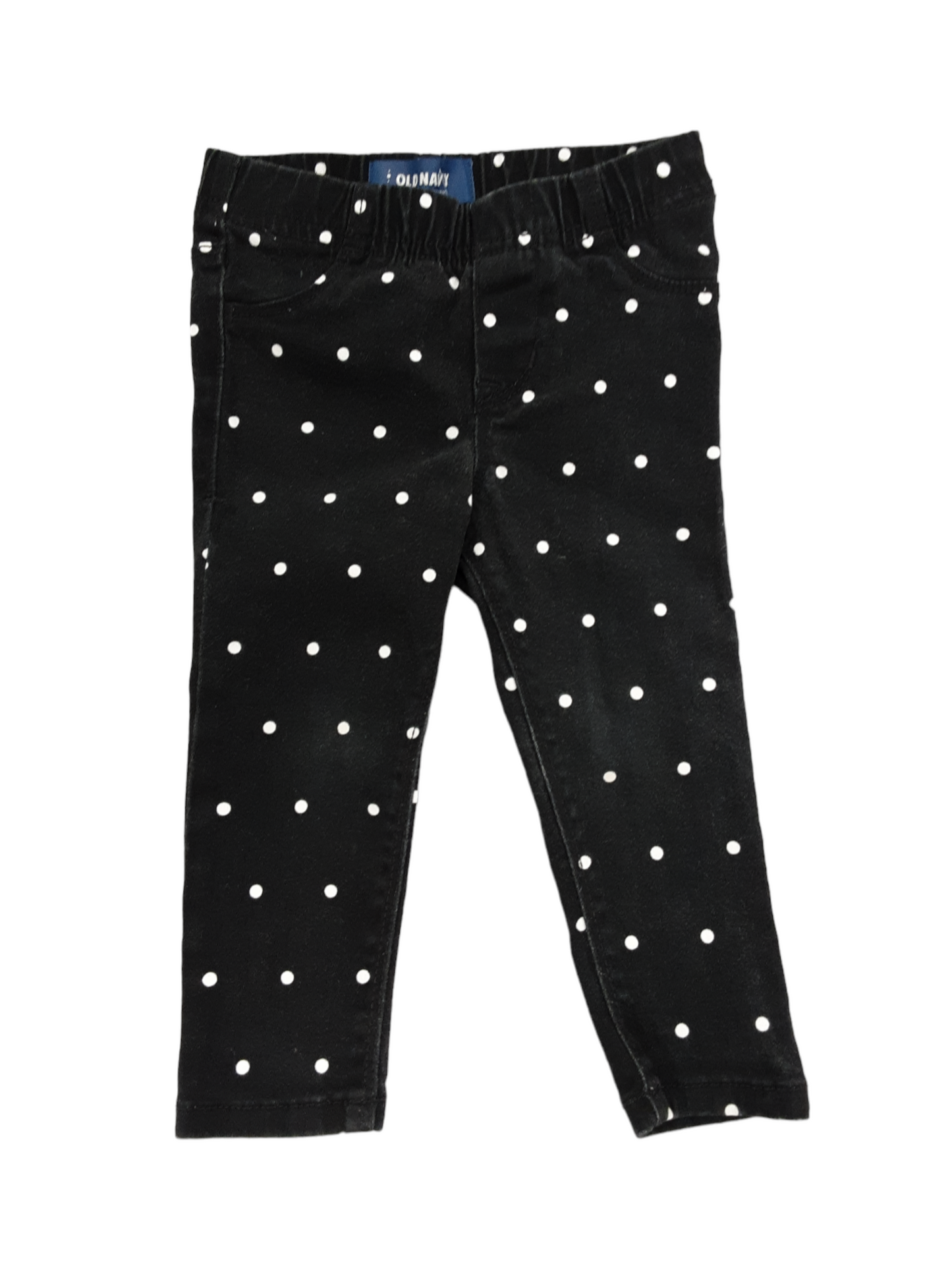 Polka dot jeggings size 18 to 24 months