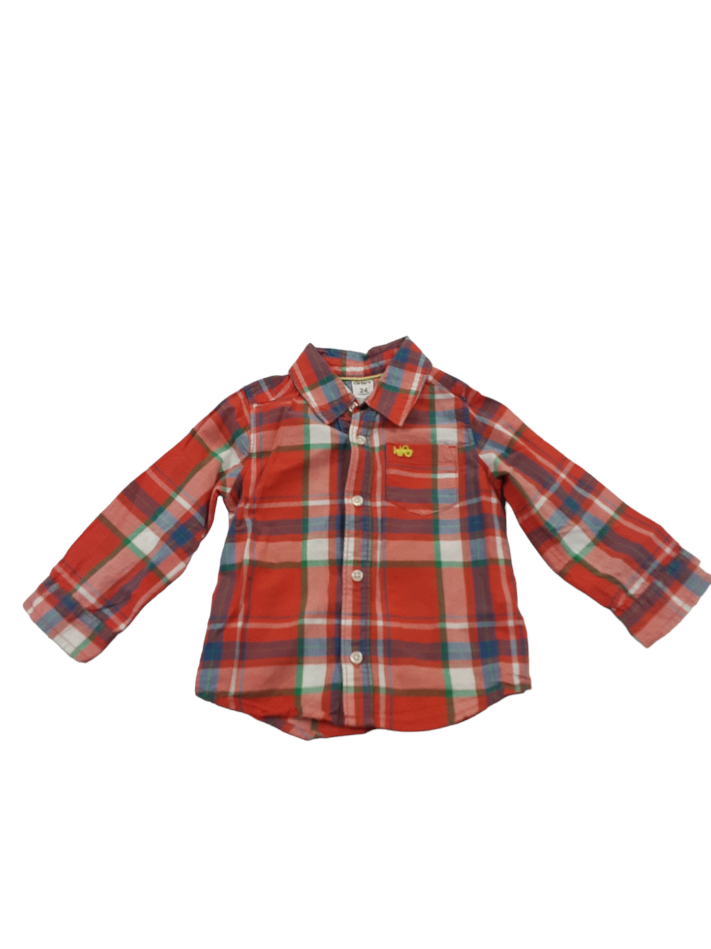 Spring plaid dress shirt size 24months