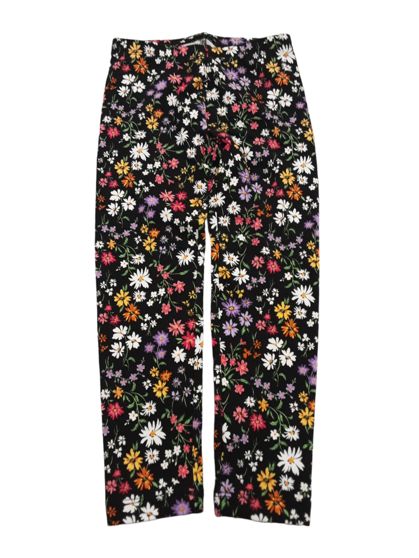 Spring floral leggings size 4