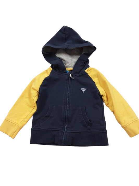 Yellow and Navy jacket size 6-9months