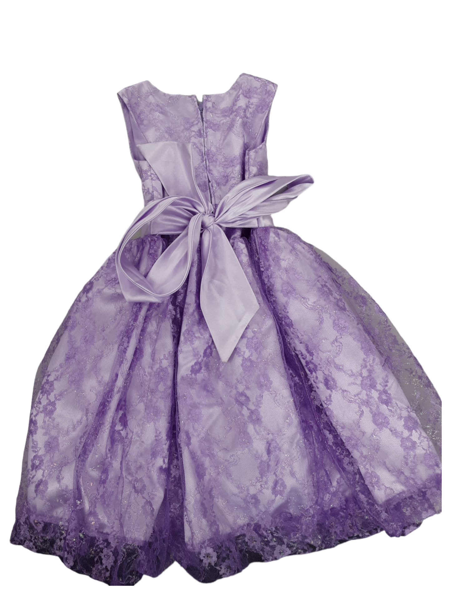 2T lavendar ballgown