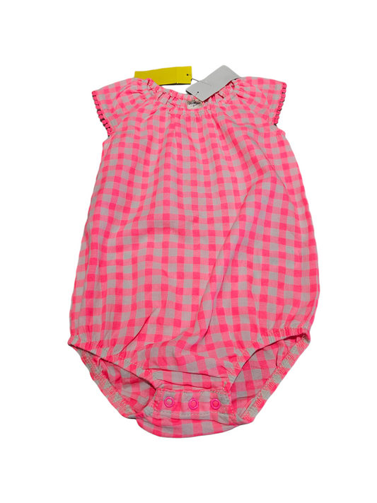 Pink checkers size 6-9m