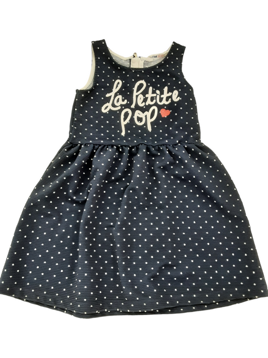 Girls size 4-6 polka dot dress