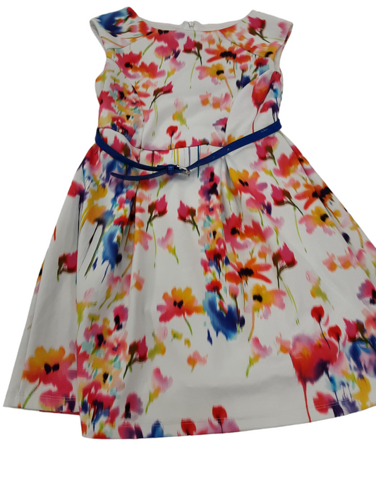 Girls size 10 floral dress
