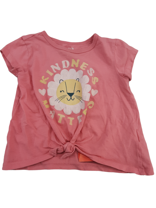 Kindness matters front tie top size 18months