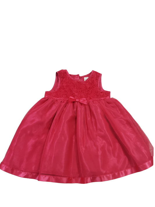 Rose 🌹 hot pink dress size 12-18months