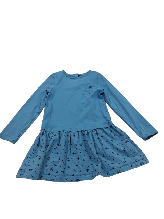 Blue "Paris" dress size 8