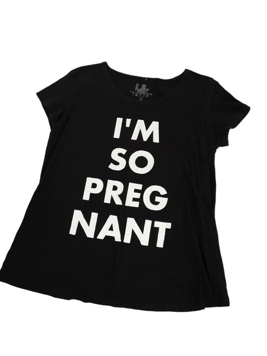 So pregnant large tee