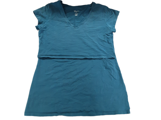 Dark blue nursing tee small