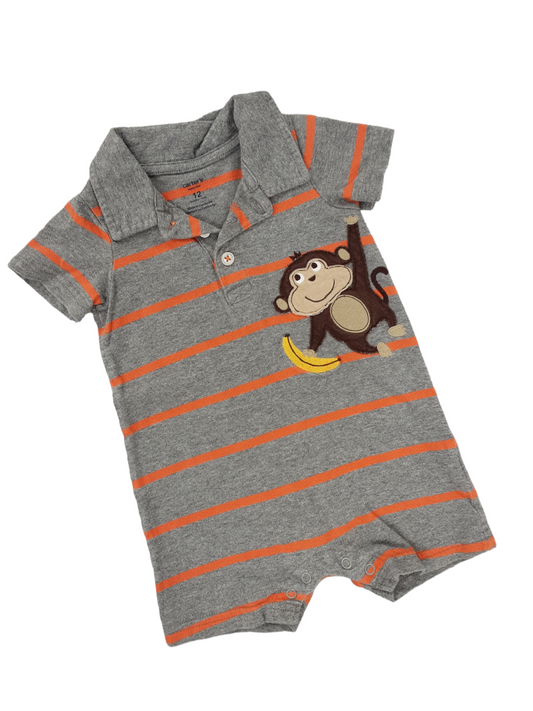 Monkey romper size 12 months