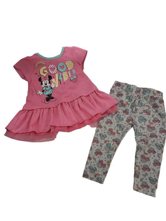 Good Vibes Minnie set size 12-18months