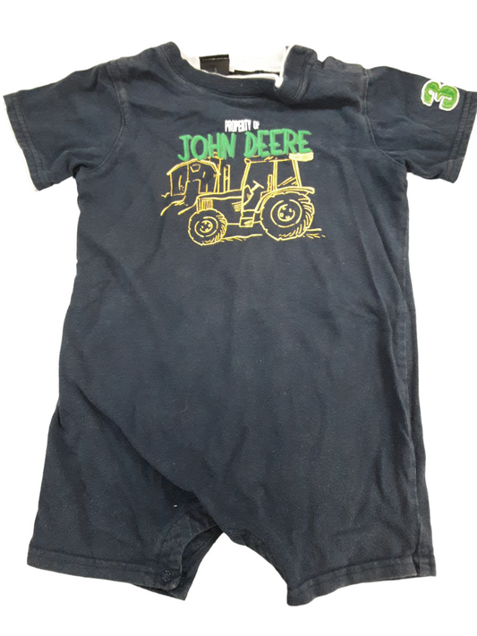 John Deere short romper size 18months