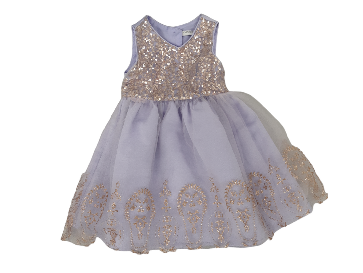 Size 18 to 24 month lavendar gown