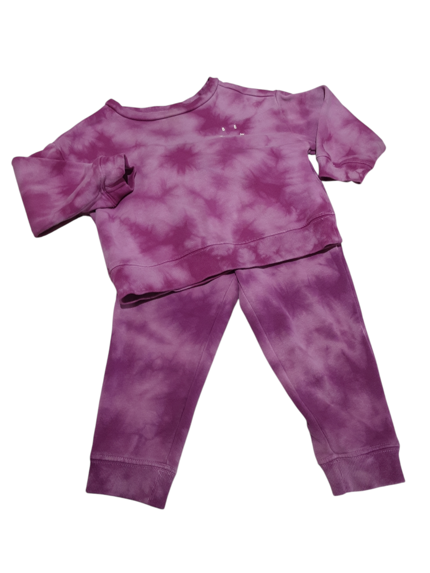 2 Pc Pink tie-dye set Size 2