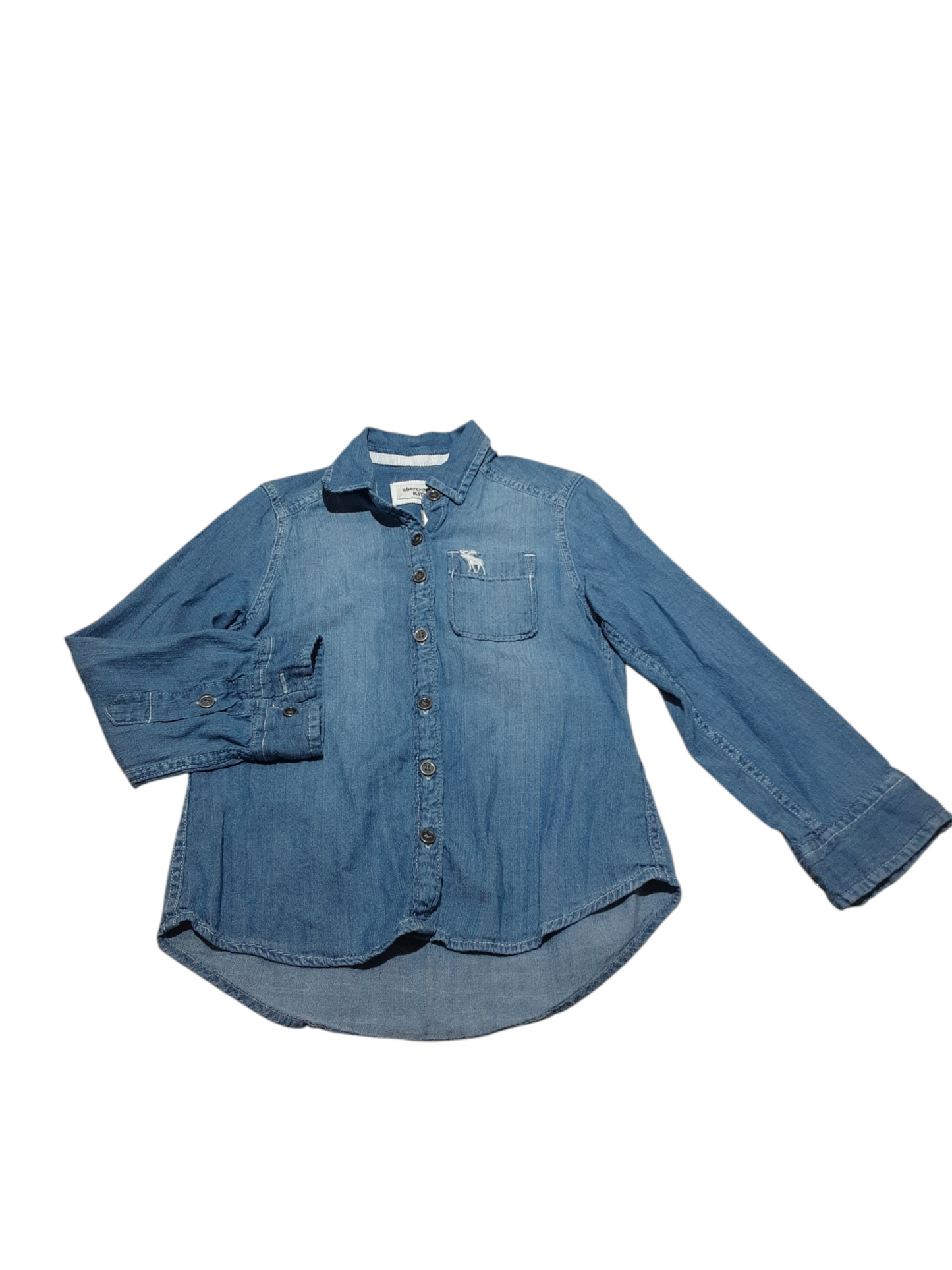 Light Denim Button Up 3/4