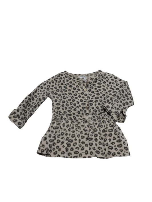 Cheetah Print Tunic Top 9 Months