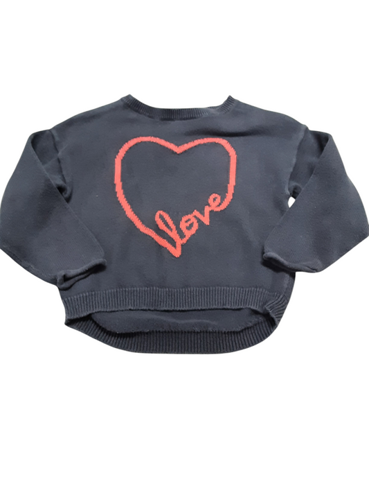 Heart pullover