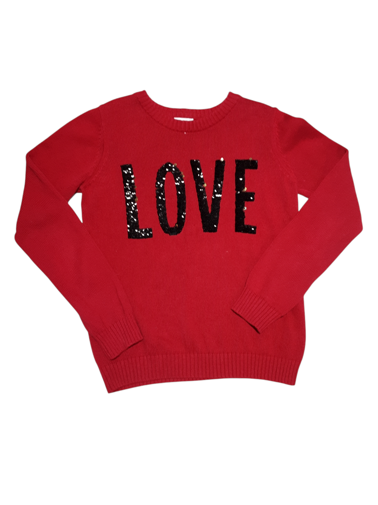 Sequined Love sweater