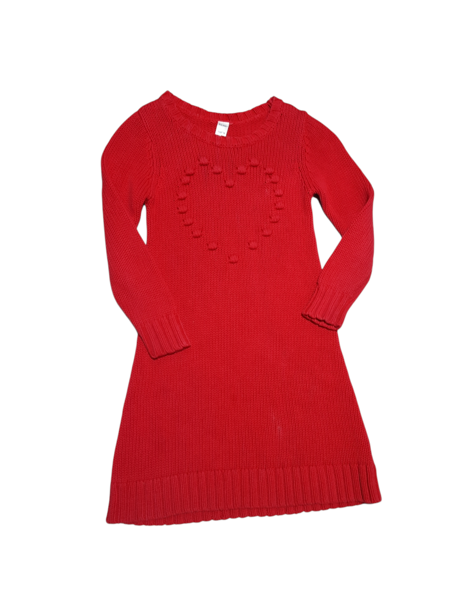 Knit heart dress