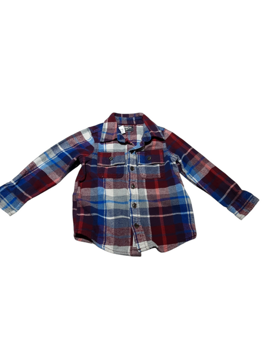 Plaid Flanel Shirt, size 4T