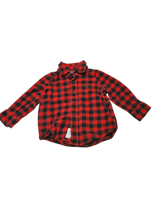 Plaid Flanel Shirt, size 2T