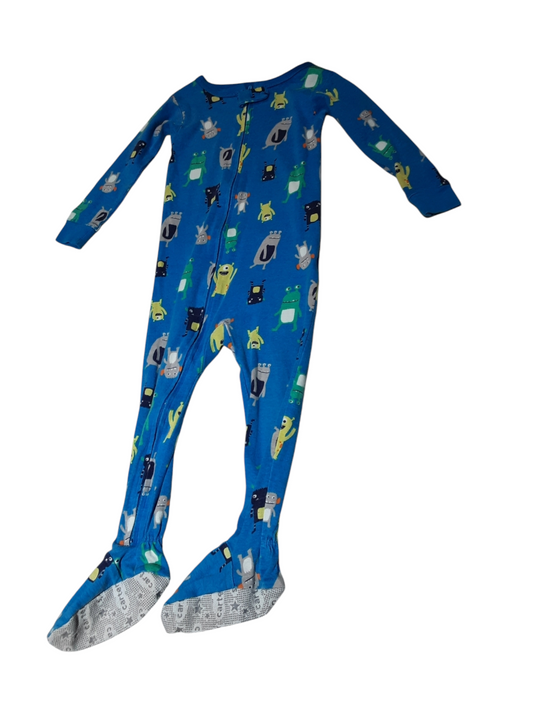 Blue Monster Sleeper, size 24m