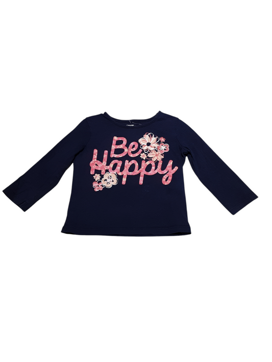 'Be happy' long sleeve