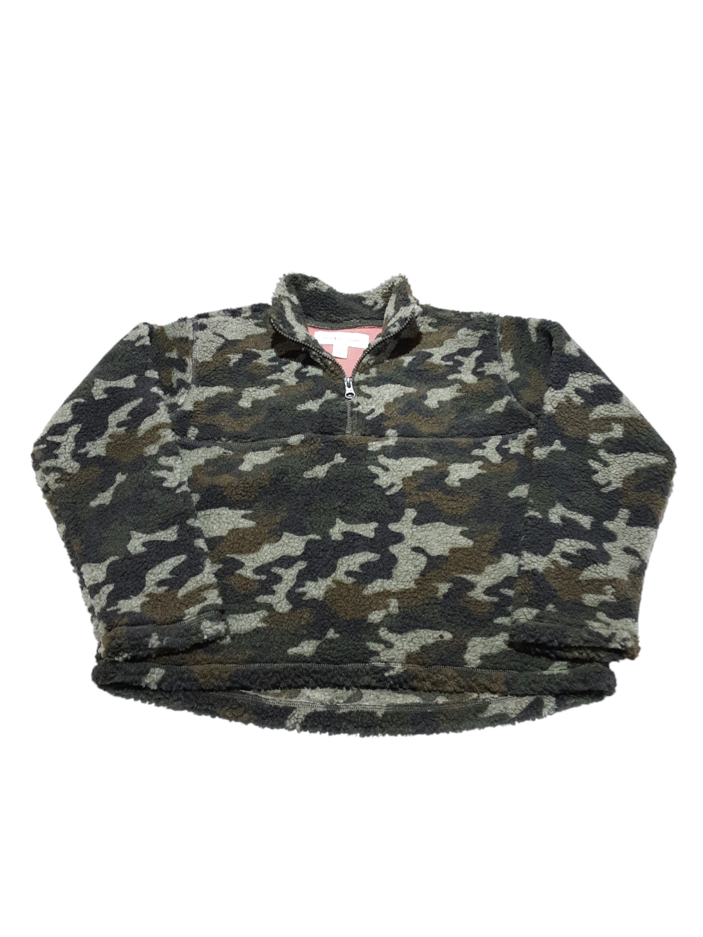 Camo 1/4 zip size 10/12