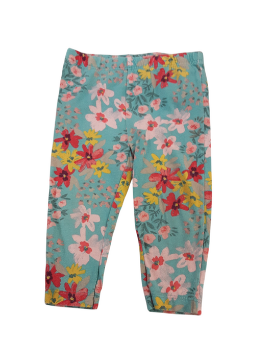 Spring  Floral Leggings size 9months