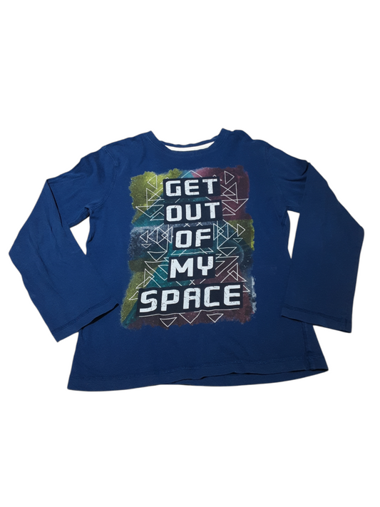 Get out of my space shirt size 10/12