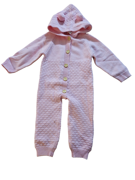 Baby pink knit size 6-9m