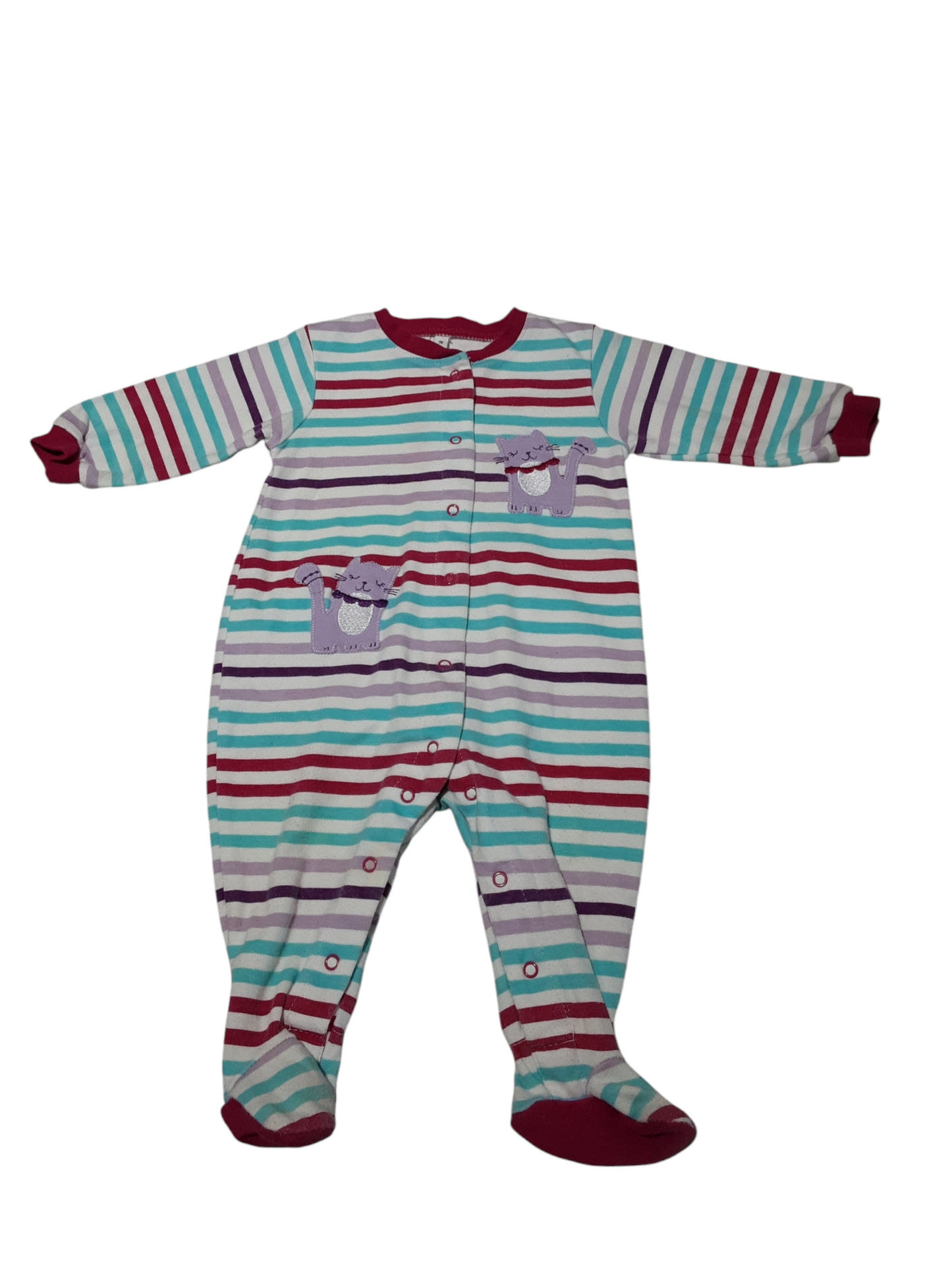 Striped kitty sleeper size 6m