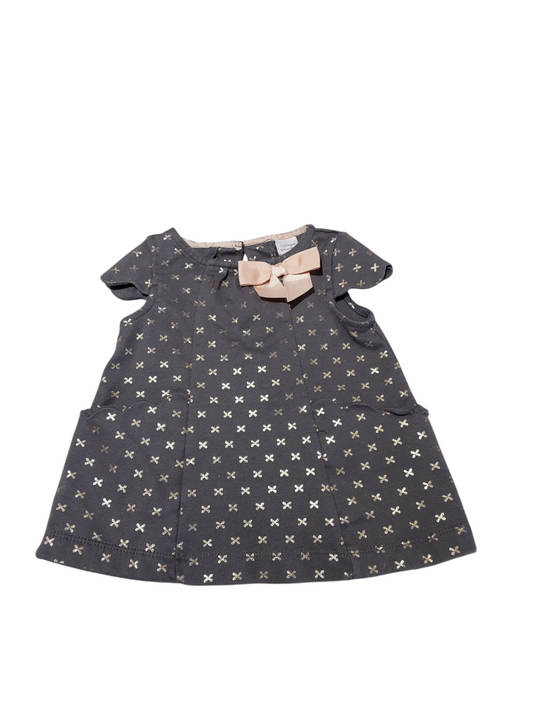 Bow dress size 6-9m