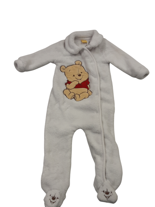 Retro Winnie-the-Pooh fluffy sleeper size 9months