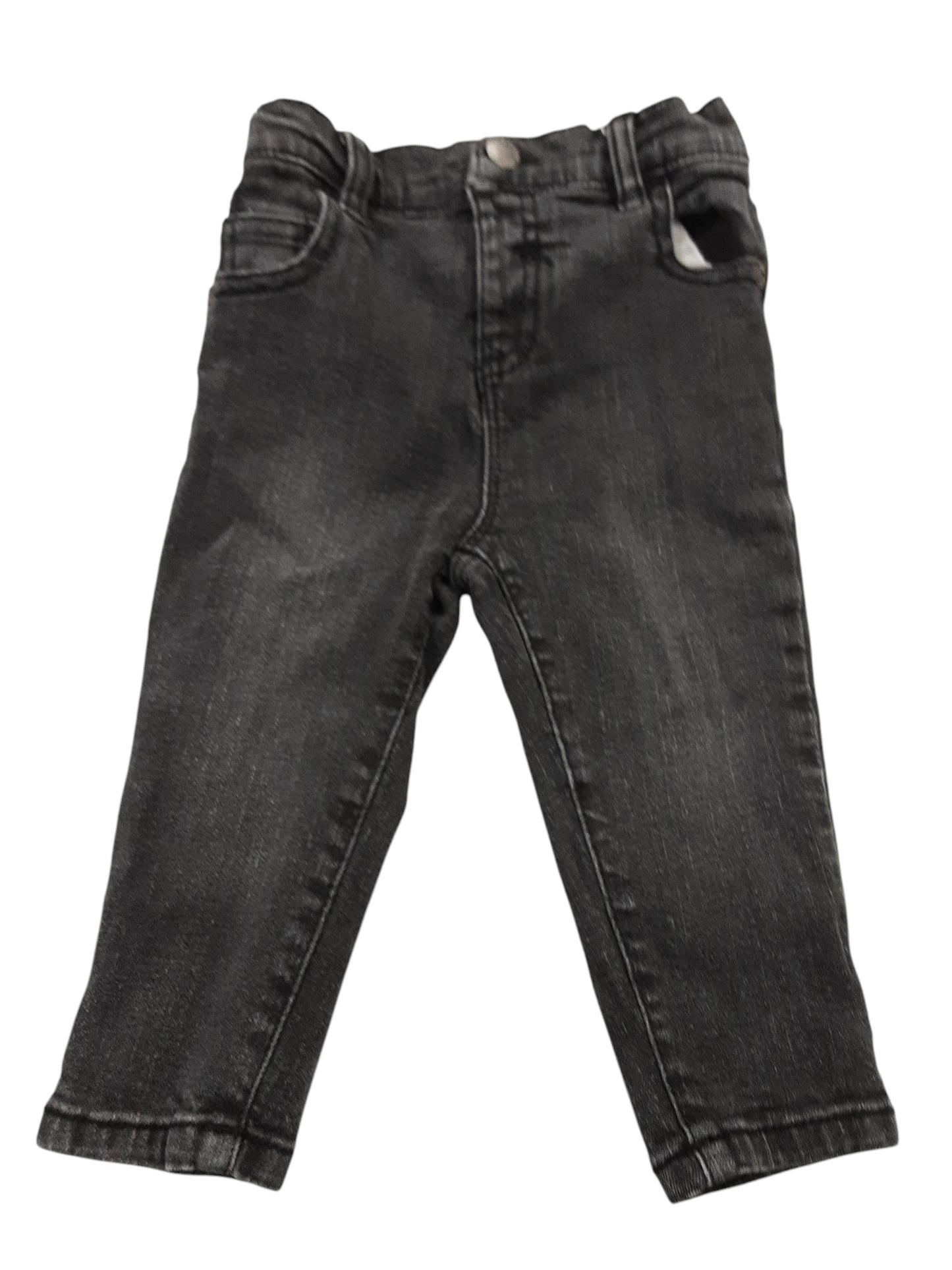 Boys black washed jeans size 12-18months