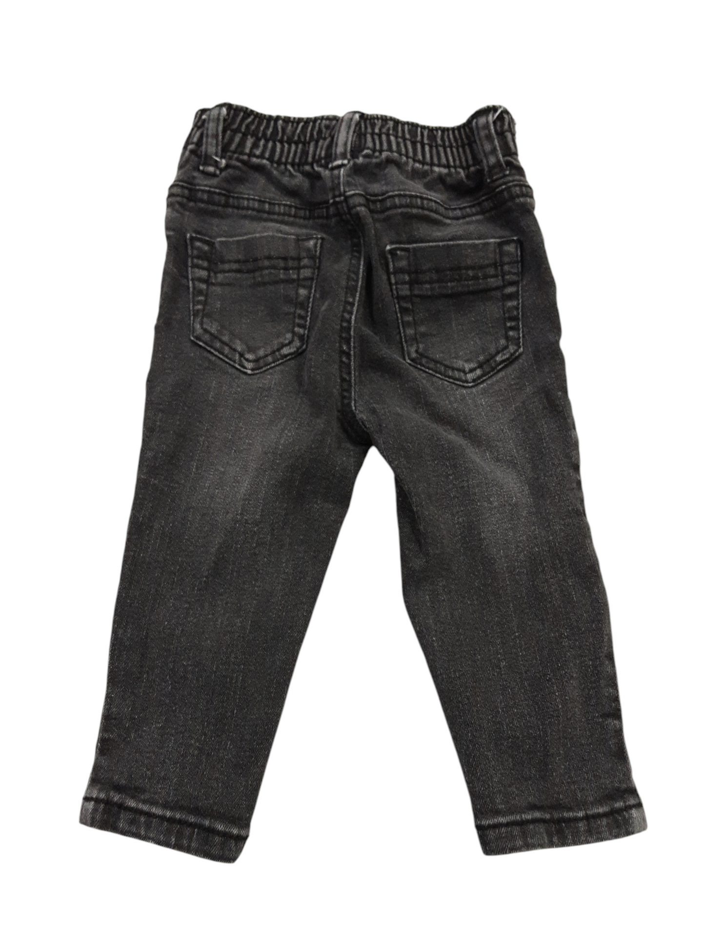 Boys black washed jeans size 12-18months