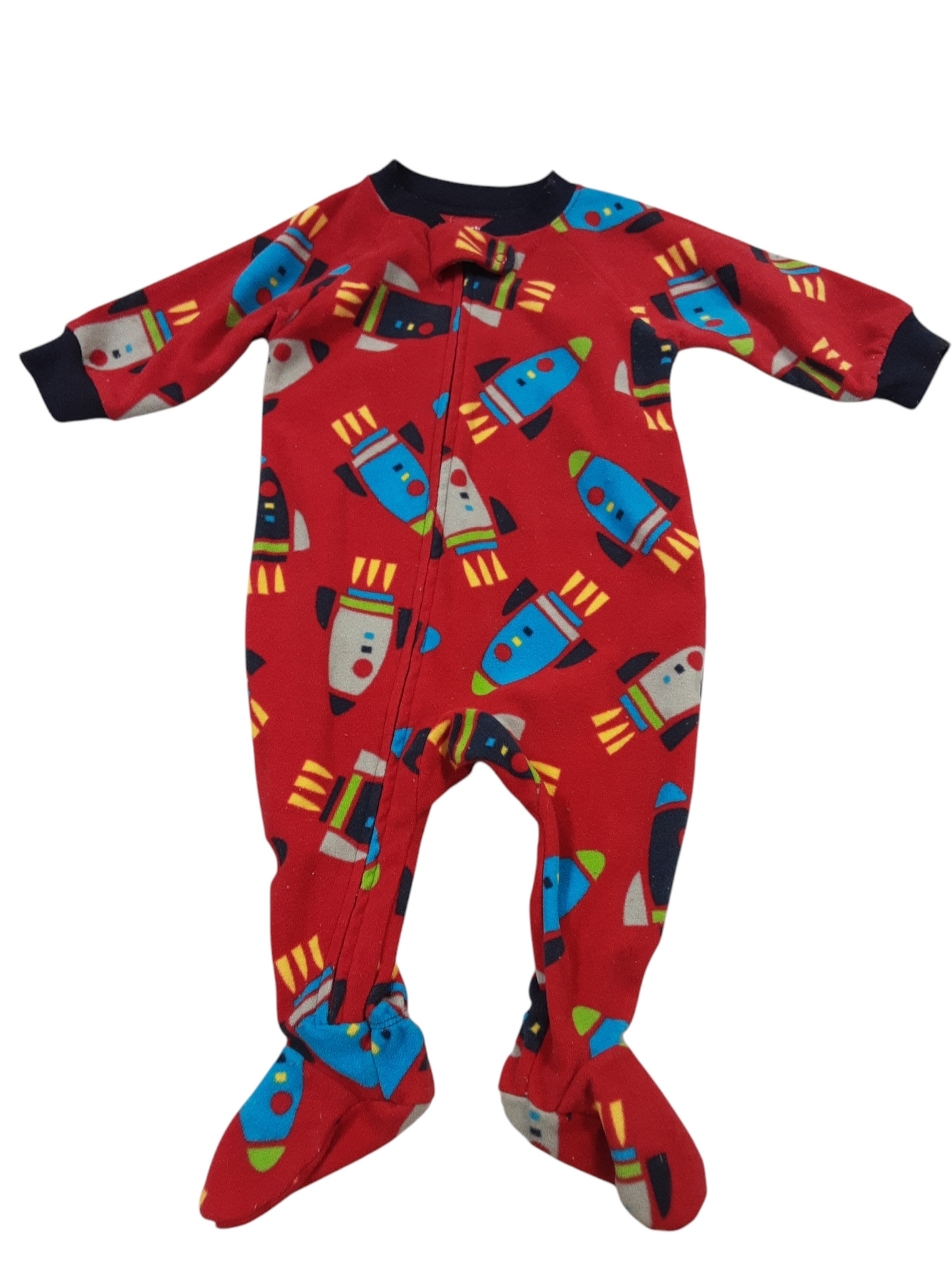 Space ship fleece sleeper,  size 6months