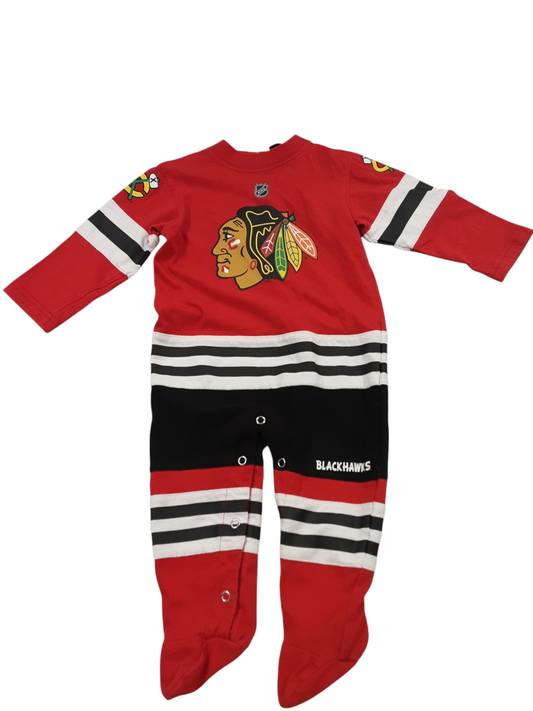 BlackHawks sleeper size 6-9months