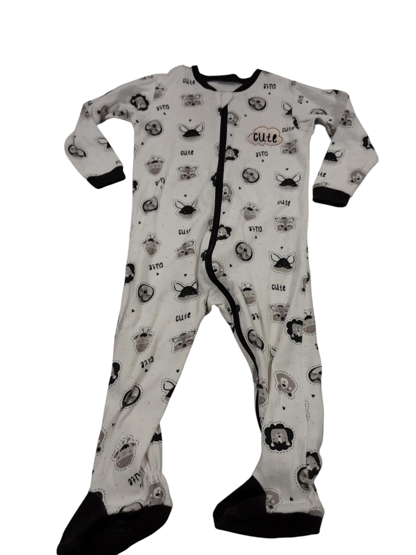 Cute sleeper with 2 way zipper size 18months