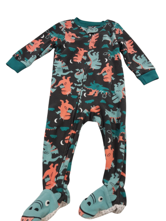 Monster fleece sleeper size 18months