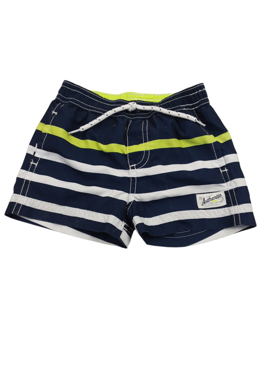 Striped  swim shorts with pocket  size 9months